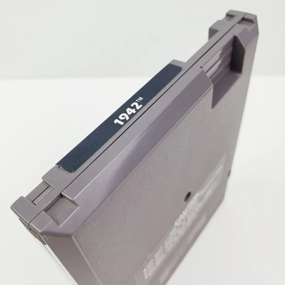 1942 NES Nintendo Video Game Cart. + Sleeve Capcom Authentic Tested
